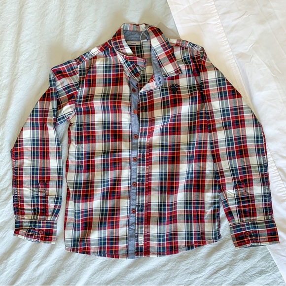 MEXX Boys Button Down in Plaid. Size XL But Looks Smaller. - Picture 1 of 5